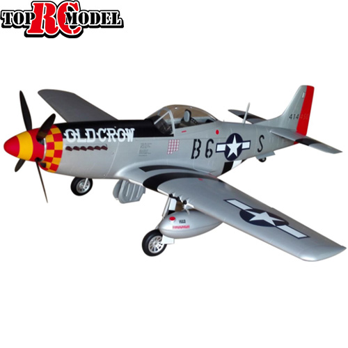 TopRC Model P-51D Mustang 60cc 89" ARF - Old Crow - INSTOCK